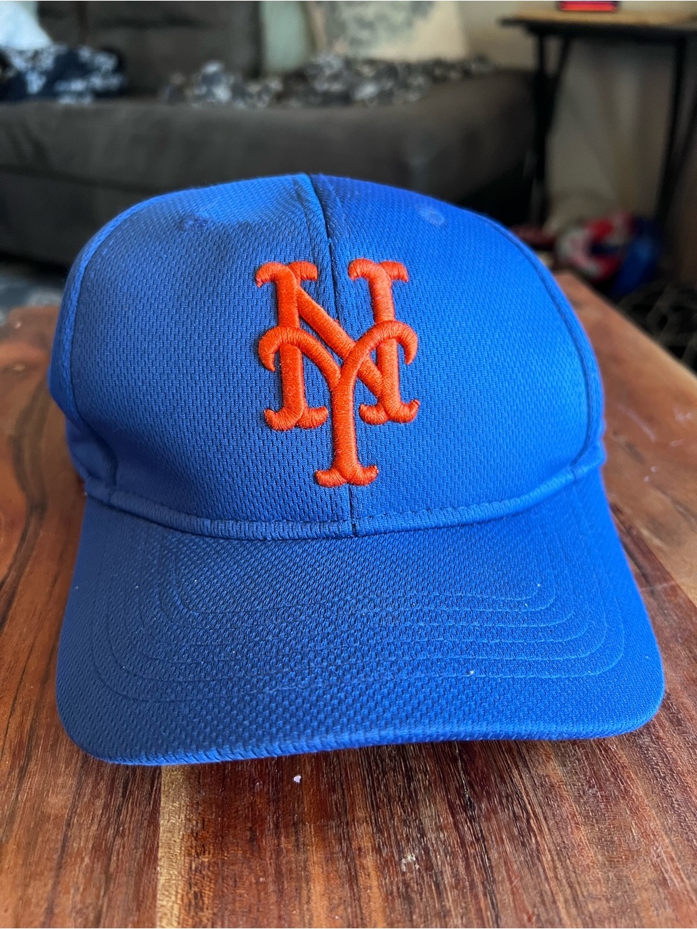 New York Mets MLB Youth Baseball Hat Blue Orange Adjustable OC Sports
